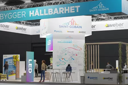 Saint-Gobain Sweden AB presenterar sina hållbarhetsframsteg på Nordbygg 2024