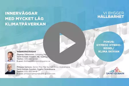 Innerväggar med mycket låg klimatpåverkan