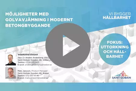 Möjligheter med golvavjämning i modernt betongbyggande