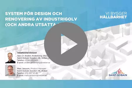 System för design och renovering av industri – och andra utsatta golv