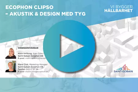 Saint-Gobain Sweden inspelat webinarium