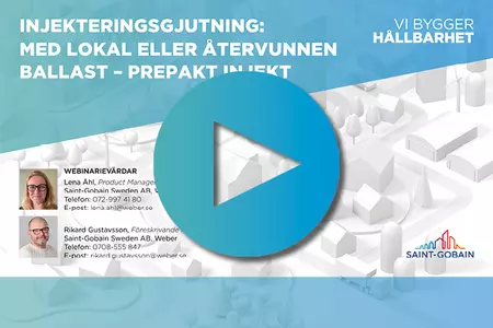 Saint-Gobain Sweden inspelat webinarium