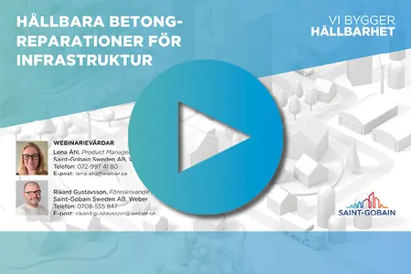 Saint-Gobain Sweden inspelat webinarium