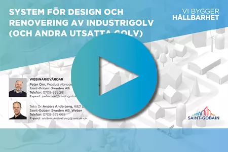 Saint-Gobain Sweden inspelat webinarium