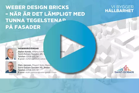 Saint-Gobain Sweden inspelat webinarium