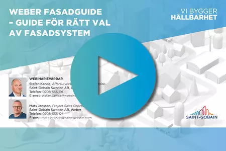 Saint-Gobain Sweden inspelat webinarium
