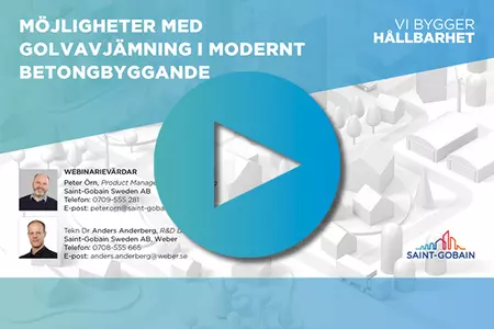 Saint-Gobain Sweden inspelat webinarium