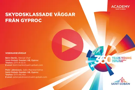 Saint-Gobain webinarium inspelning