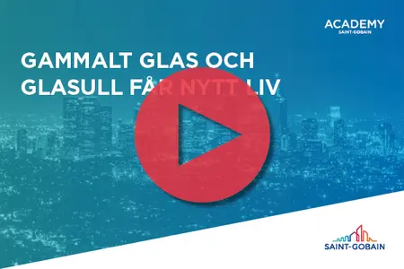 Gammalt glas och glasull får nytt liv