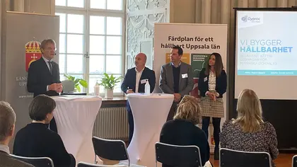 Gyproc har tecknat hållbarhetslöfte med Länsstyrelsen i Uppsala län