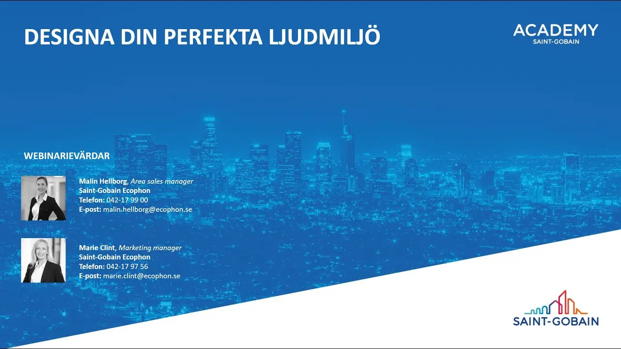 Webinarium: Designa din perfekta ljudmiljö thumbnail