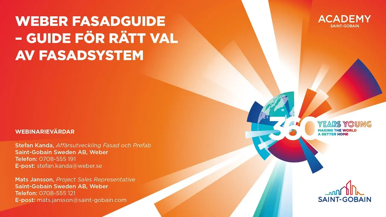 Webinarium: Weber fasadguide – guide för rätt val av fasadsystem thumbnail