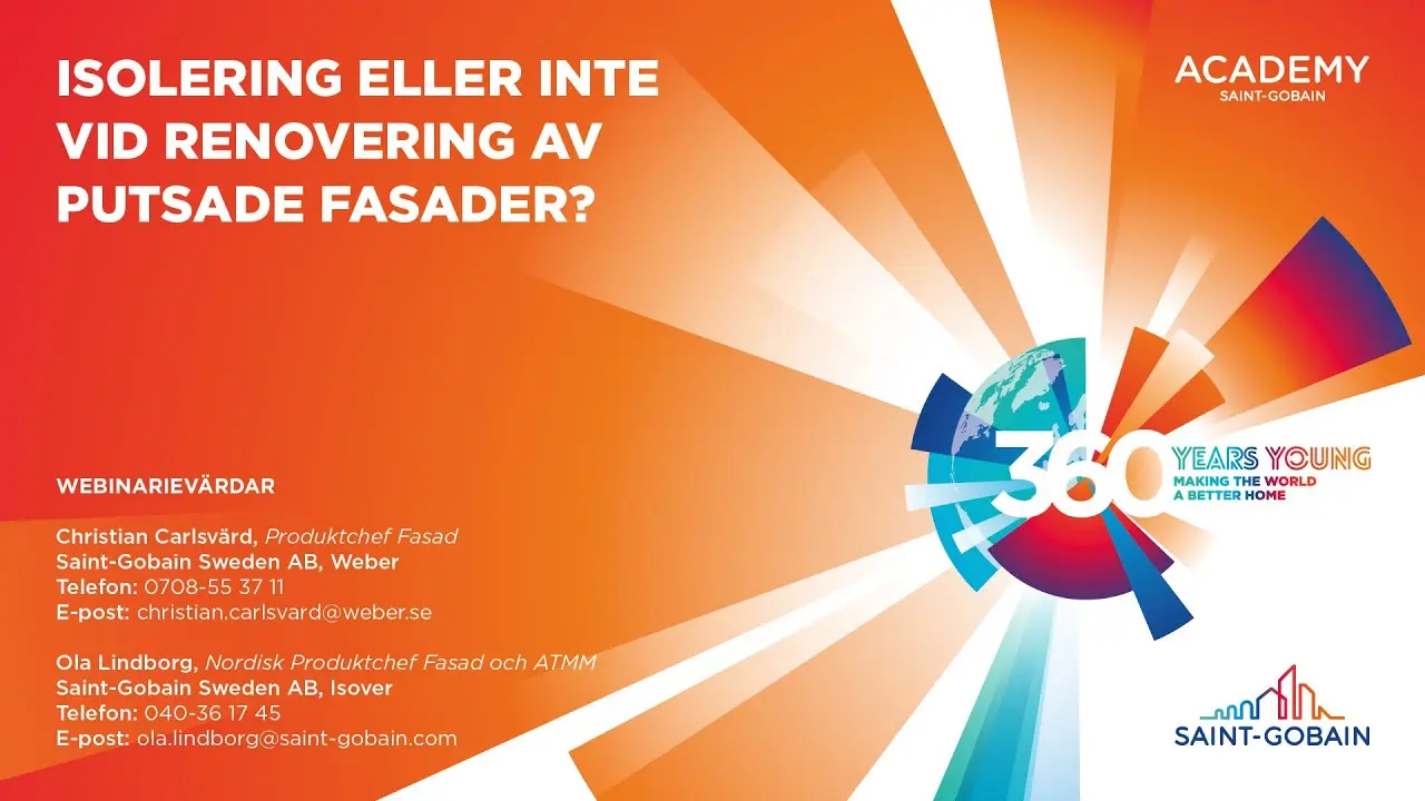 Webinarium: Isolering eller inte vid renovering av putsade fasader? thumbnail