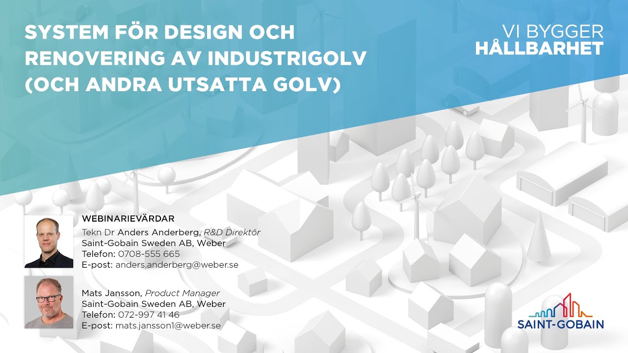 Webinarium: System för design och renovering av industrigolv och andra utsatta golv thumbnail